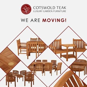 Exciting things are happening at Cotswold Teak! We’re moving into new premises, so please bear with us while we get up and running. We’re not taking any new orders until the 1st December 2022 while we move. Got a question? Send us a message, or email sales@cotswoldteak.com.
