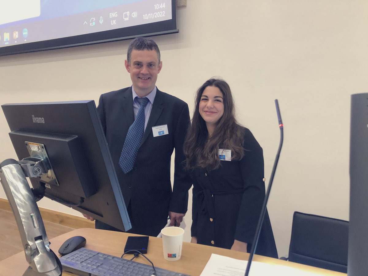 ESR <a href="/malliaroudaki/">Maro Malliaroudaki</a> discussing the integration of #energy, #efficiency and #fouling aspects in milk pasteurisation multi-objective process #optimisation 👏

<a href="/UniofNottingham/">Uni of Nottingham #WeAreUoN</a> <a href="/ruegomes/">Rachel Louise Gomes MBE</a> in collaboration with 
<a href="/KU_Leuven/">KU Leuven</a> <a href="/KULeuvenBioTeC/">KULeuvenBioTeC+</a> <a href="/KULeuvenGent/">KU Leuven - Gent, Industrieel Ingenieur</a> 
#NIZO

<a href="/MSCActions/">Marie Skłodowska-Curie Actions</a> <a href="/PROTECT_ITN/">PROTECT-ITN</a>