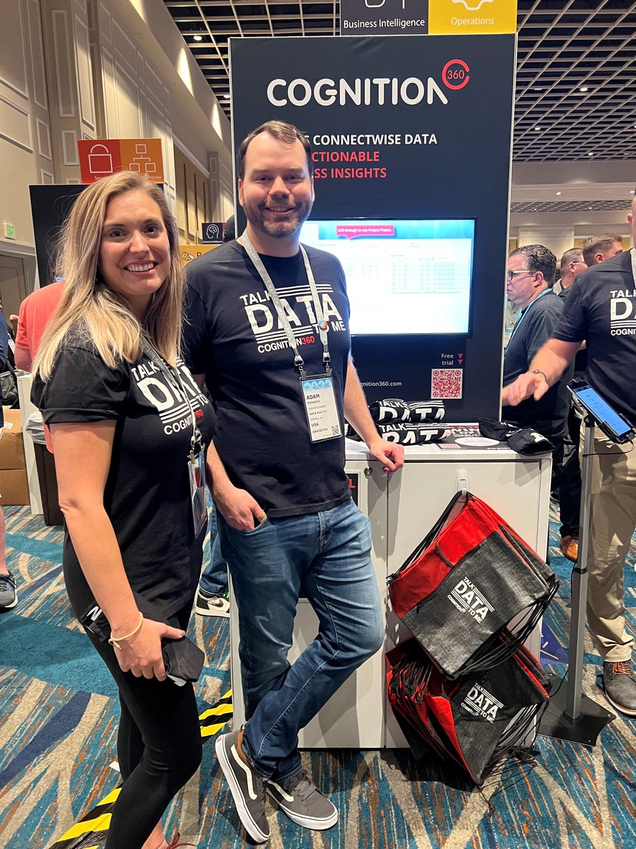 Cognition_360's tweet photo. Come talk data to us!  Booth #3 ITN

#connectwise #msp #connectwisedataexperts #datainsights https://t.co/m9jaC3IFwK
