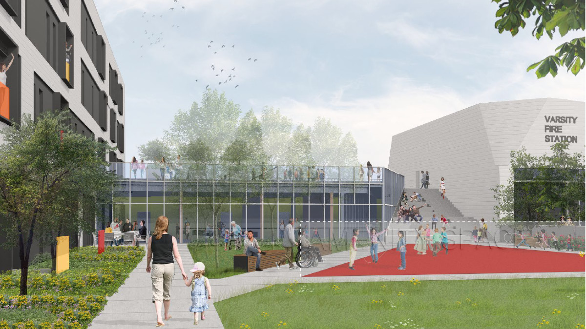 yycplan's tweet photo. The first honourable mention for the Housing Innovation Award goes to Marc Boutin Architectural Collaborative for Varsity Fire Hall which combined a new fire station with an affordable housing component in a very creative way.
#MUDAYYC
➡️https://t.co/cORidihg5h https://t.co/Xacl4ANblu