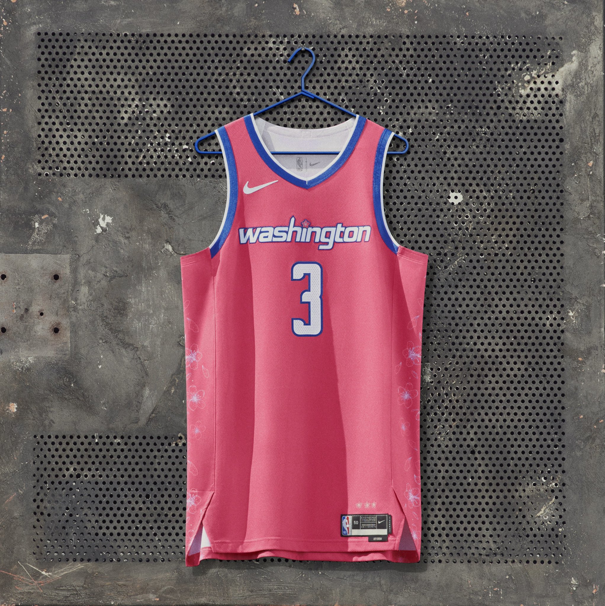 bloom city edition washington wizards jersey pink