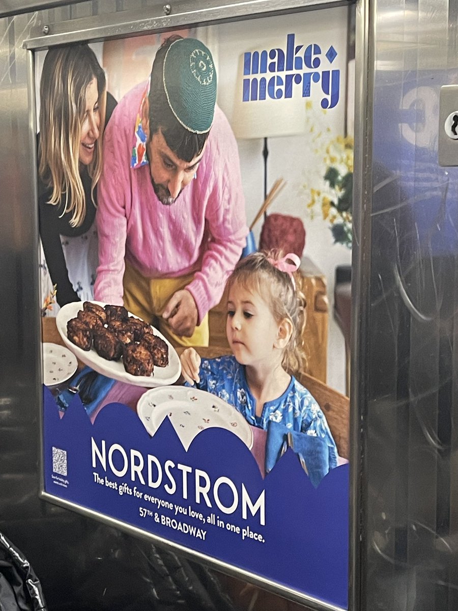 Cynthia Shaw (@cynthiasings) on Twitter photo Christmas advertising on the subway already? Oops! I guess not. 🙂 #makemerry #Hanukkah Christmas advertising on the subway already? Oops! I guess not. 🙂 #makemerry #Hanukkah