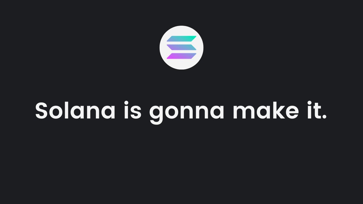 6 Reasons why Solana is gonna make it and why placing bets in the coming months could yield 20x-30 returns in the coming cycle.

👇🧵