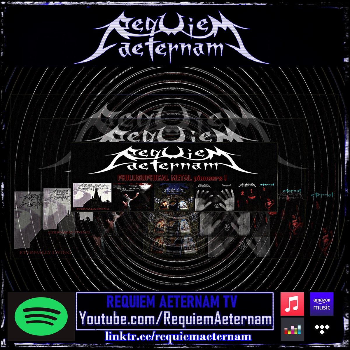 RequiemAeternam's tweet photo. https://t.co/c7FOWHw0zp
Check out ☝️ the #RequiemAeternam's #discography & get ready for what's coming in 2023 !!! 🤘🎧
#requiemaeternamband #metalband #philosophicalmetal #rockband #philosophicalmusic #jbromero #completediscography https://t.co/kZPKxXl1Ck