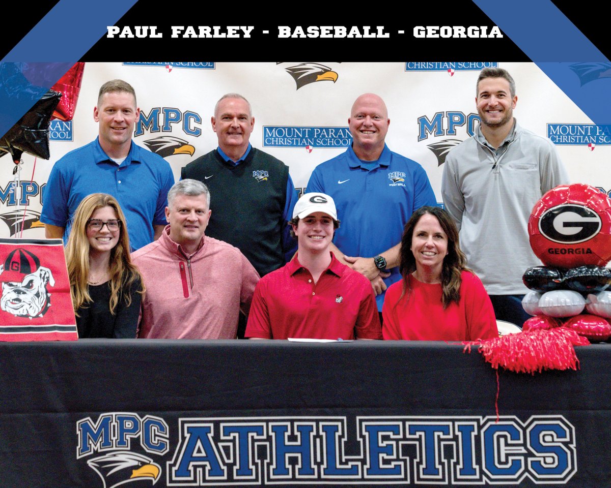 Congratulations to #MPCSClassof2023 Paul Farley who has signed to play baseball with the <a href="/universityofga/">UGA</a> ! 
#MPCWAY #commitmenttoexcellence
#MPCBaseball #NationalSigningDay