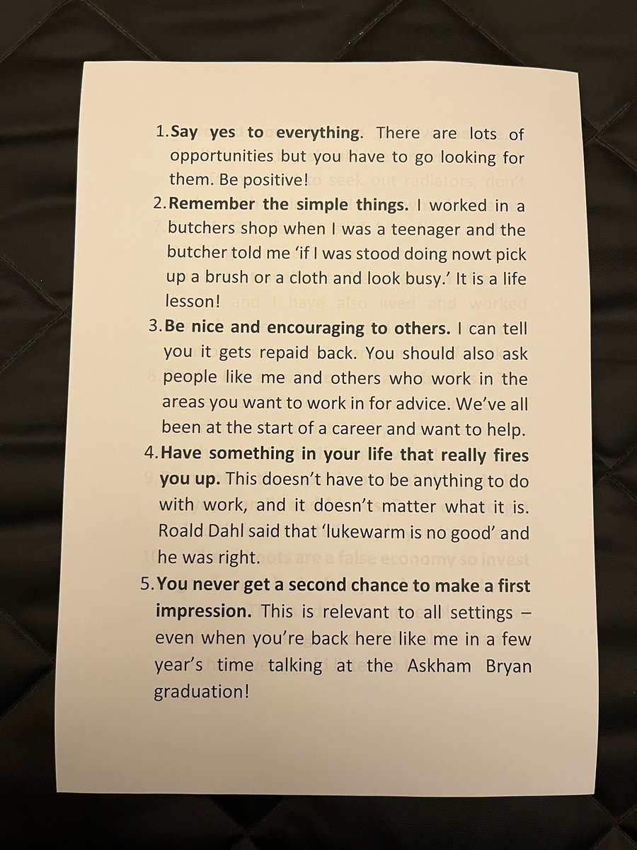 adambedders's tweet photo. Wonderful to be asked to speak at the @AskhamBryan graduation in York Minster. Thanks to farmers and others on Twitter who helped with my 10 tips for life! https://t.co/QbIoLS6d04