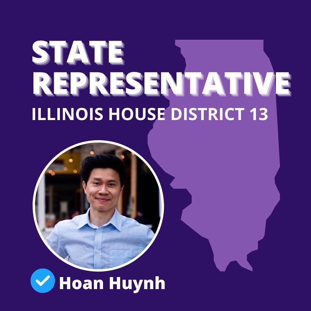 I’m Hoan Huynh, I’m a Vietnamese refugee, and on Tuesday Nov 8th, our grassroots campaign won 90% of the vote (the highest margin of victory statewide in a contested race this election cycle) to represent Chicago Northside (Uptown, Andersonville, Bowmanville, Wrigleyville,