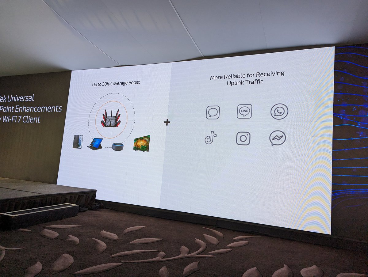 Snubs's tweet photo. WiFi 7 is gonna be really nice for content creation 👍

#MediaTekSummit @MediaTek https://t.co/XMenidKiQW