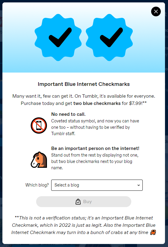 GuyChoate's tweet photo. #Tumblr is the best social media platform. https://t.co/FqynKbFy56