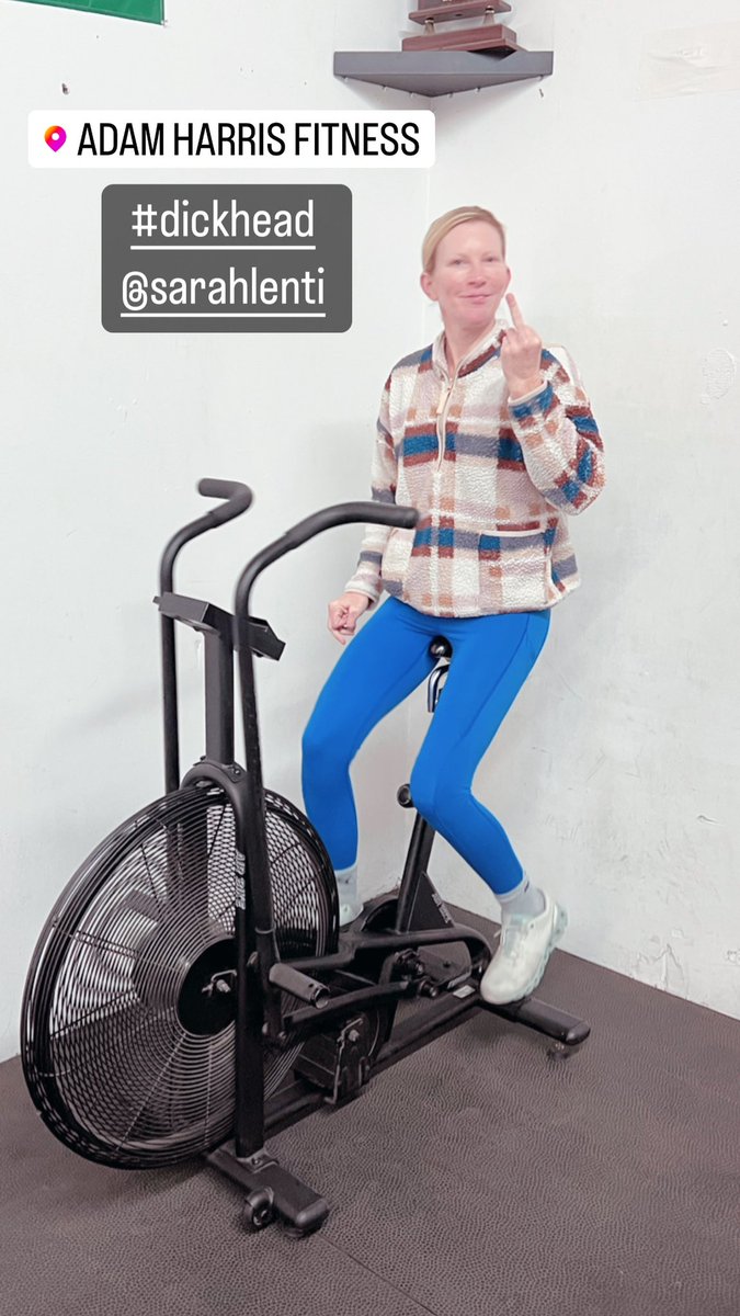 AHARRISFITNESS's tweet photo. I think she likes @AssaultAirBike sprints!! #personaltraining #personaltrainer #personaltrain #denverfitness #denvertrainer #exercise #fitness #workout #ThursdayMotivation @SarahMLenti https://t.co/ERHynl9QuI