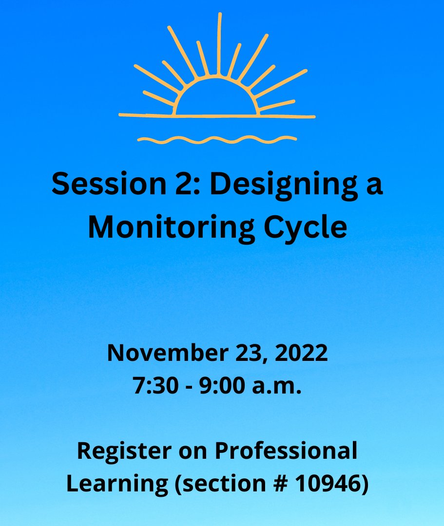 📣 Elementary Administrators 📣 Please join us on November 23rd for the second session of the Administrators' Monitoring Series. Register through Professional Learning (section # 10946). #HDSBElemSPD