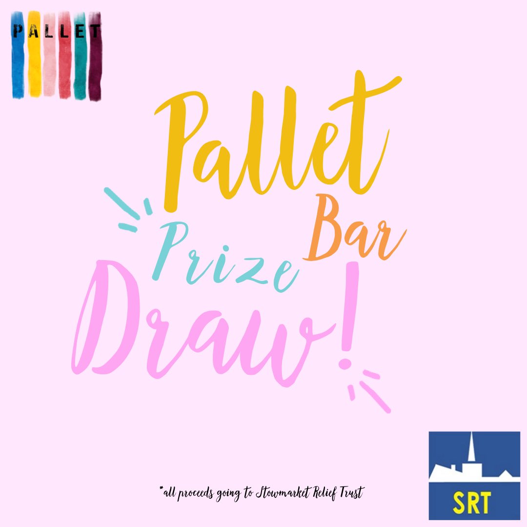 ✨1 YEAR ANNIVERSARY

To celebrate our anniversary, we have contacted the businesses that we stock to bring you a prize draw! £1 per entry, all going to Stowmarket Relief Trust.

Pop into the bar, fill out a number &amp; you will be entered! The more you fill out, the more entries!✨