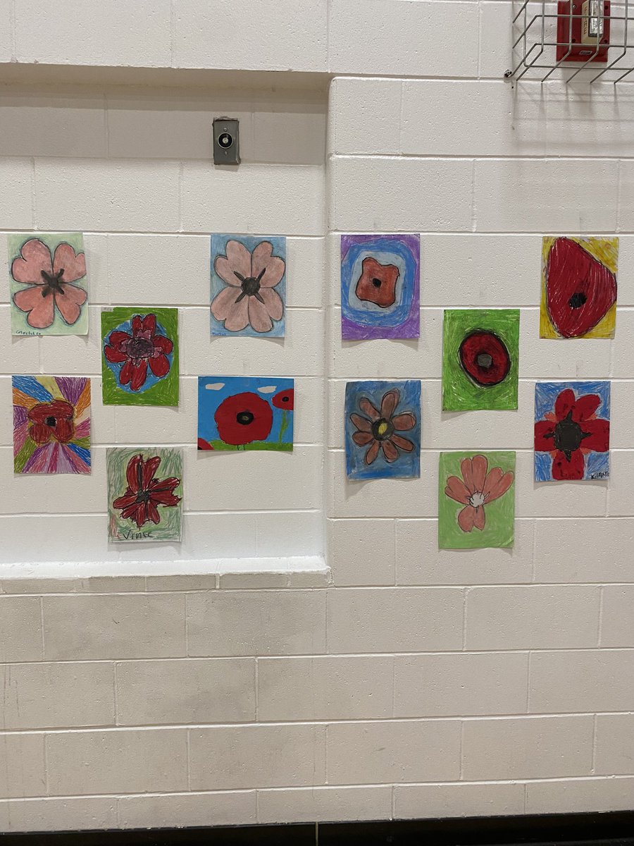 Working with pastels this week to create poppies for Remembrance Day #RemembranceDay