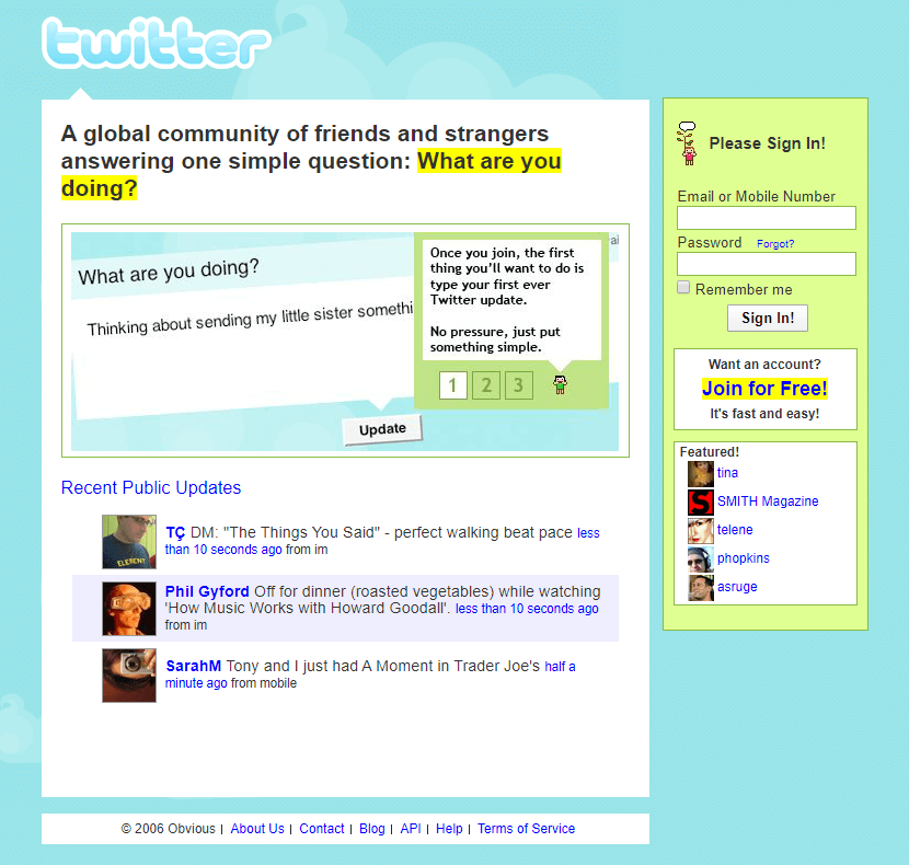 WebDesignMuseum's tweet photo. Early versions of the homepages of popular Internet companies

– Airbnb in 2008
– Facebook in 2004
– LinkedIn in 2004
– Twitter in 2006

#WebDesignHistory https://t.co/vWorsB9bQH