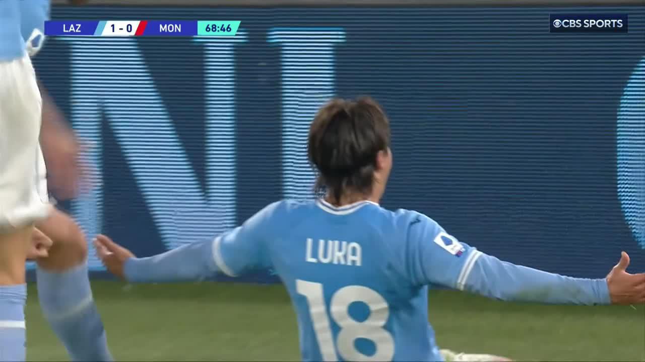 17-year-old Luka Romero has his first goal for Lazio! 🔵 🦅”