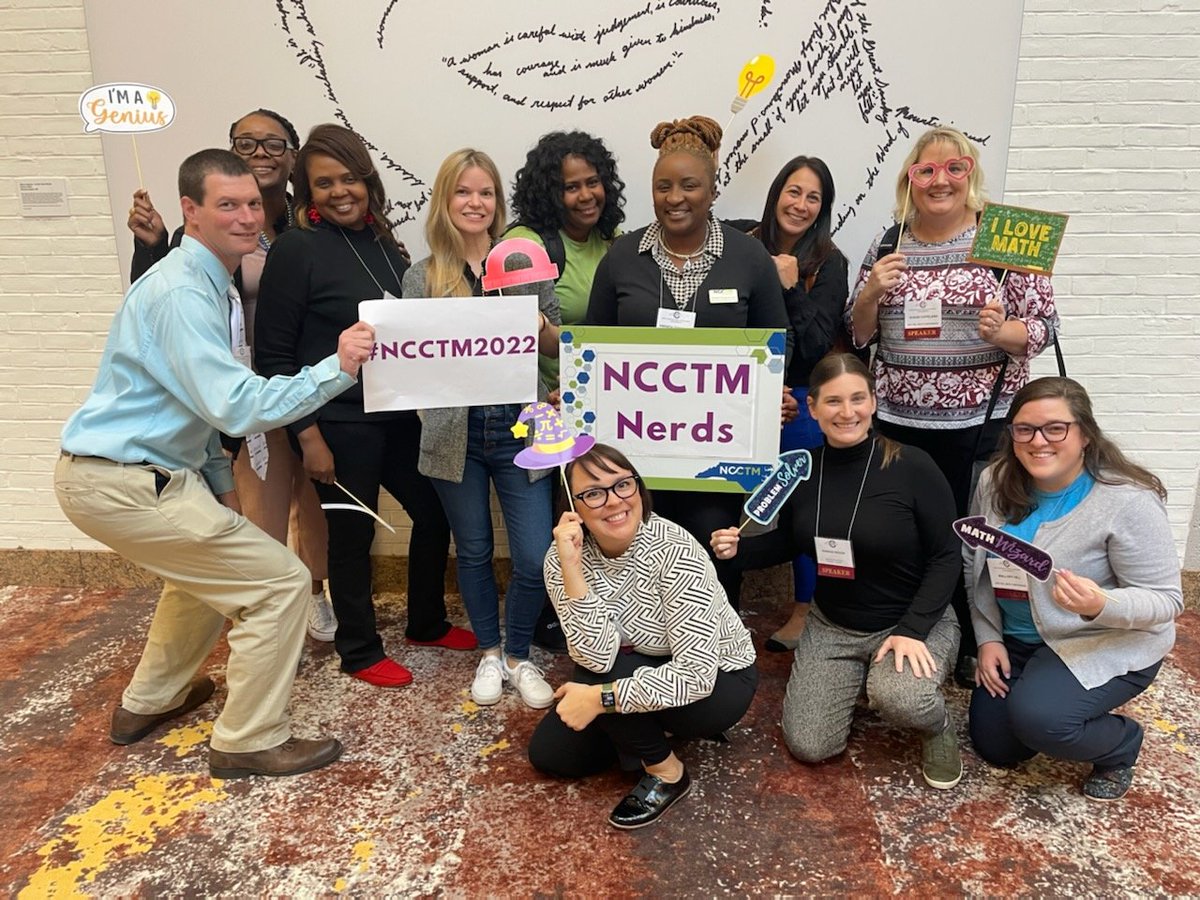 Secondary Math Specialists from <a href="/CharMeckSchools/">Charlotte-Mecklenburg Schools</a> learning, presenting, and connecting at #ncctm2022 state Math conference! We're ALL math people, and our Students Are ALL Math People!!! <a href="/NCCTM1/">NCCTM</a>