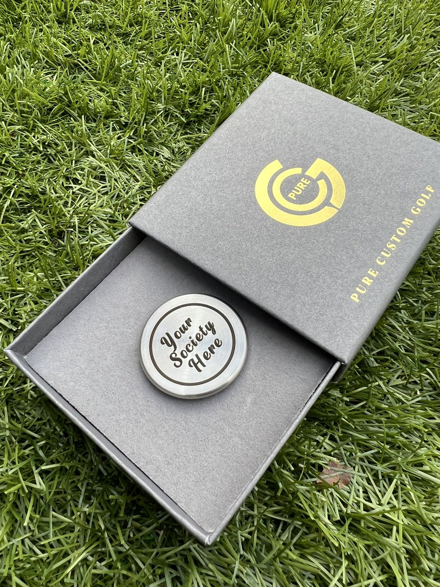 If you need a custom present for a friend go to Pure Custom Golf and order a ball marker now! #golf #present #gift