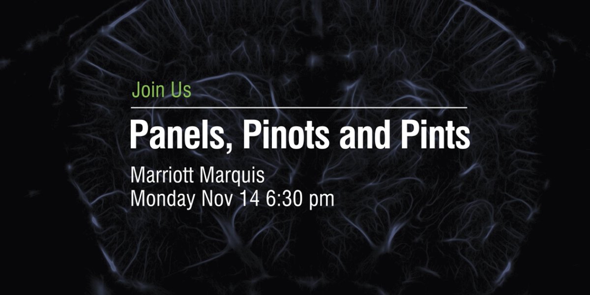 Join us on Monday evening at #SfN22 for our satellite event Panels, Pinots and Pints to learn more about next generation methods, models and modalities for #neuroscience. Space is limited! Register now to save your spot: bit.ly/3COASET