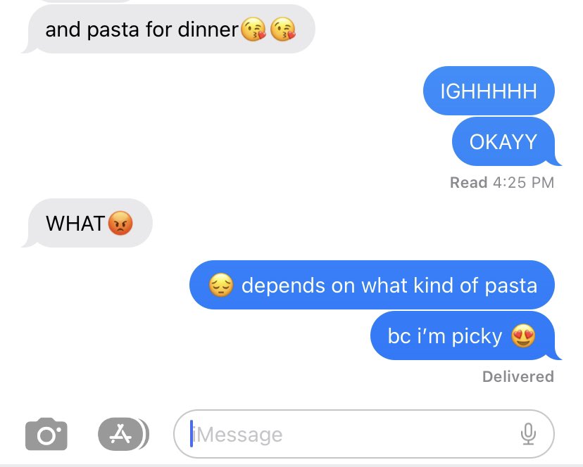 sayna is struggling!! on Twitter "i’m actually severely scared to eat pasta https//t.co