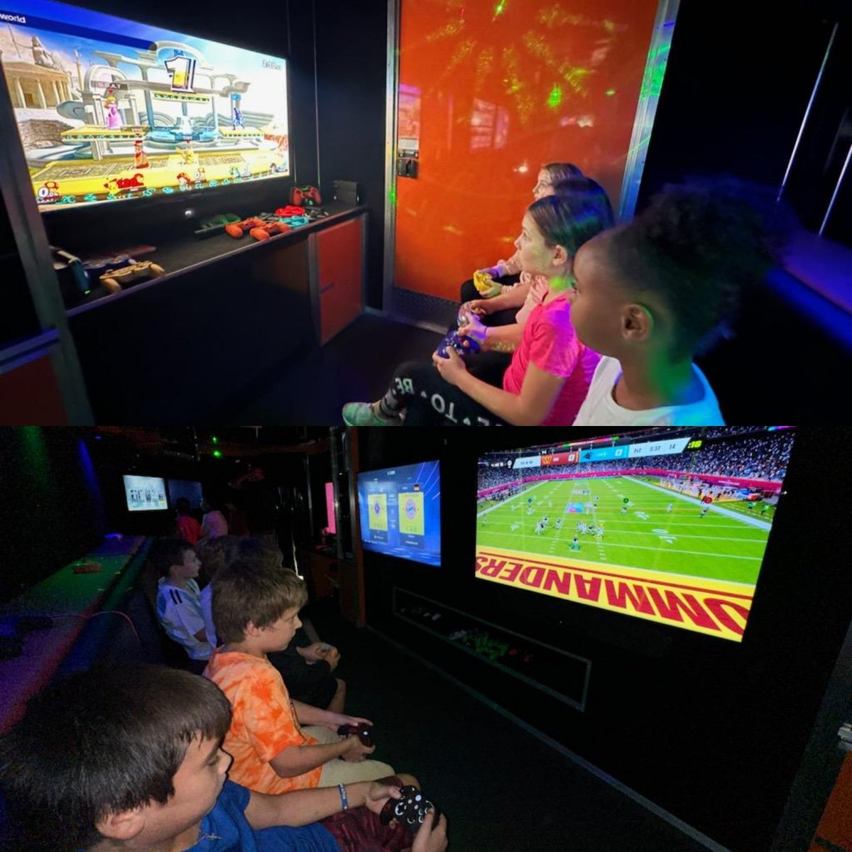 HilburnASC's tweet photo. Who's got the best after school program in @NorthwestWCPSS @WCPSS? @HilburnAcademy of course! Today @GamingUnplugNC was on campus to entertain students. #technology #gaming #onthehil #everyhawkeveryday https://t.co/1VEYU4pyrz
