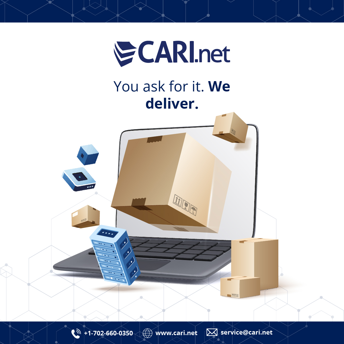 Our blend of licensing, blazing fast servers and customer services makes us your perfect business partner.

#carinet #servers