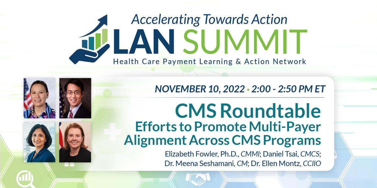 MedicaidGov's tweet image. Today, @CMSGov’s Daniel Tsai (Director, Medicaid &amp;amp; CHIP) joined Meena Seshamani (Director, Medicare) &amp;amp; Dr. Ellen Montz (Director, Consumer Information and Insurance Oversight) on a @Payment_Network panel to discuss promoting multi-payer alignment across CMS programs #LANSummit
