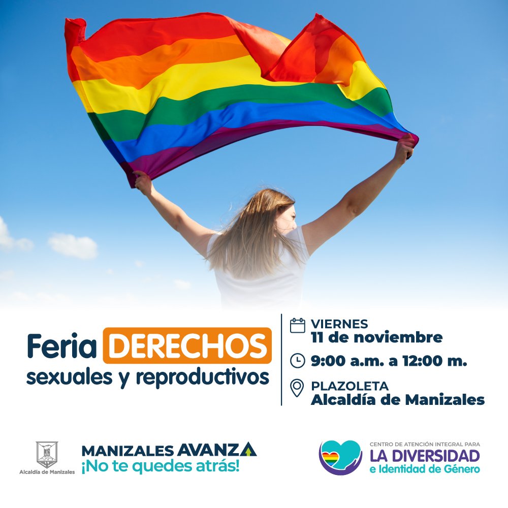 asfapaz's tweet photo. Acompañanos en la feria de derechos sexuales y reproductivos. 🌈 #LGBTI @CiudadManizales
@SecMujerMzl
@SecSaludMzles

#DiversidadMasHumana
#Manizales
#Asfapaz https://t.co/1K0GmgwCfP
