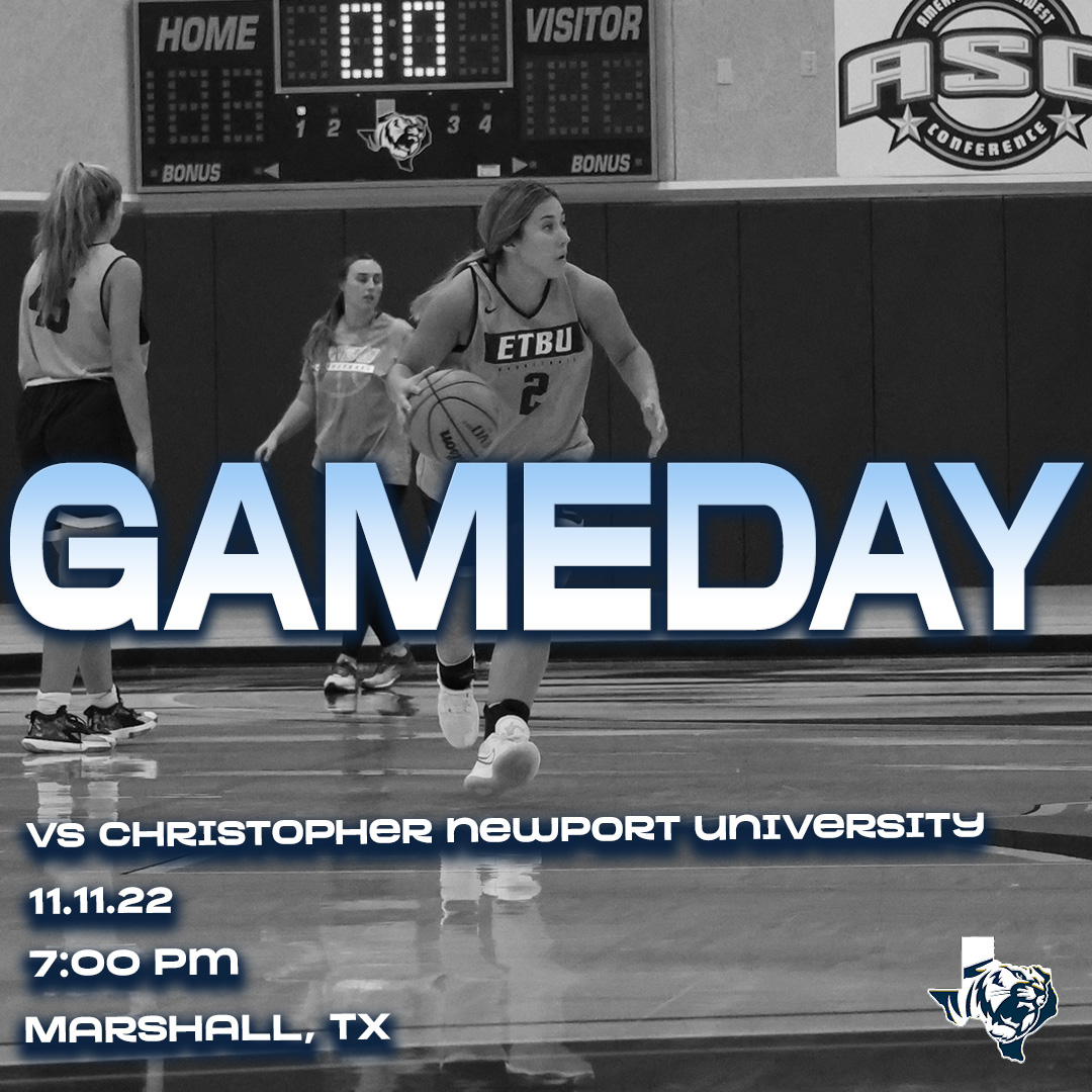 GoETBUTigers's tweet photo. #ETBUGameDay | 🏀
THE ⭕️is Ready for Business

🐯@ETBU_WBSK 
🆚@CNUcaptains 
⌚️7:00 pm
📍Marshall, TX
🏟Ornelas Gym

📺https://t.co/uQ3wlpP9Ld
🍎TV https://t.co/UInCHKc2iY
®TV https://t.co/PP1QynQ81N
📊https://t.co/d1xySSIIXD

#ETBU #TexasTigers https://t.co/h0bLoXg91d