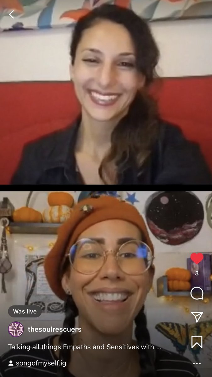 SoMCoaching's tweet photo. Just spent some precious time with @TheSoulRescuers on IG Live! 

We talked about my work with HSP-Empath &amp; their epic documentary! 

Check it out here ↙️
https://t.co/eF0SAVXRer https://t.co/S1B6rWRFPq