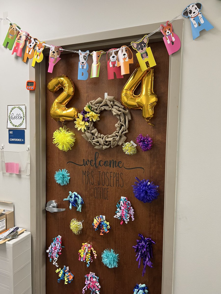 East_Counselor's tweet photo. One of my favorite days to work in an elementary school is my birthday! The kids get so excited &amp; bring the magic of this special day come to light. It’s a bonus to find you have the most adorable birthday twin! Tommy &amp; I are both VERY excited for all the cake😆🍰 #bestday #not24 https://t.co/MkoZp30vsp
