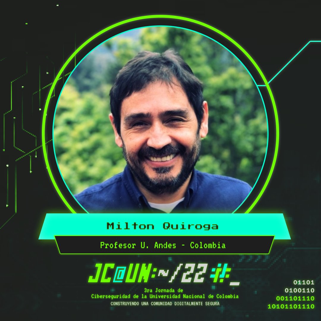 uqbarUN's tweet image. Presentamos a nuestro primer ponente y charla. El profesor Milton Quiroga de la @Uniandes (linkedin.com/in/miltonq) quien nos hablará sobre el advenimiento de la computación cuántica y su impacto en el mundo de la seguridad.

#JCUN2022 #Cibersecurity #Ciberseguridad