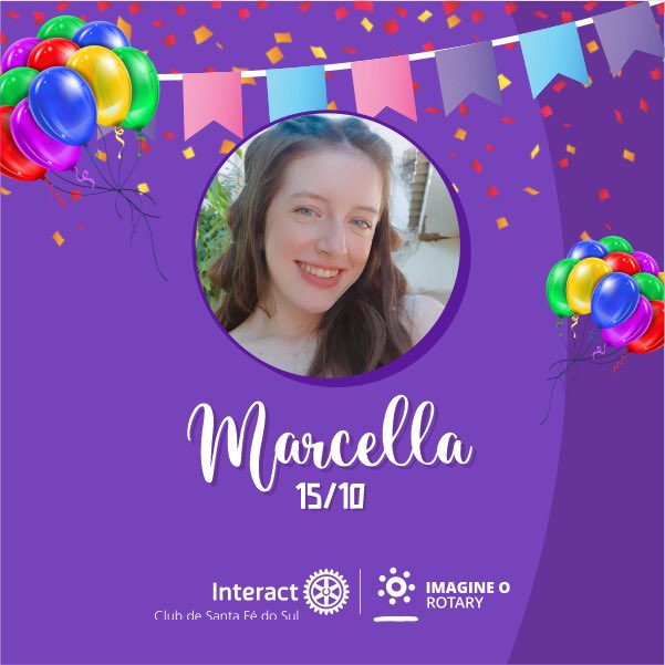 interactsfs's tweet image. O Interact Club de Santa Fé do Sul deseja parabéns e muitas felicidades para os aniversariantes do mês! 💜⚙️🔅
