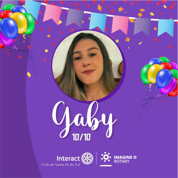 interactsfs's tweet image. O Interact Club de Santa Fé do Sul deseja parabéns e muitas felicidades para os aniversariantes do mês! 💜⚙️🔅