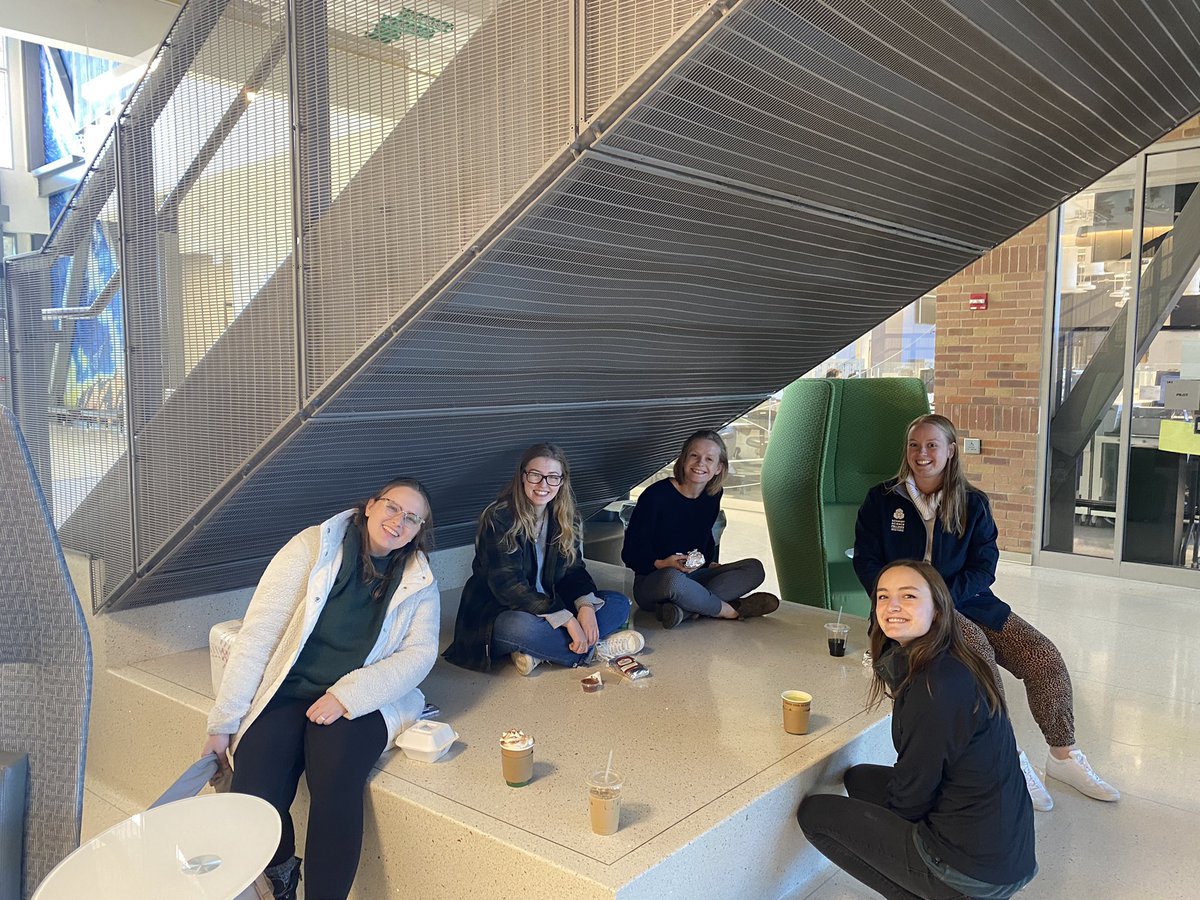 Burdick lab ladies coffee break ☕️😄