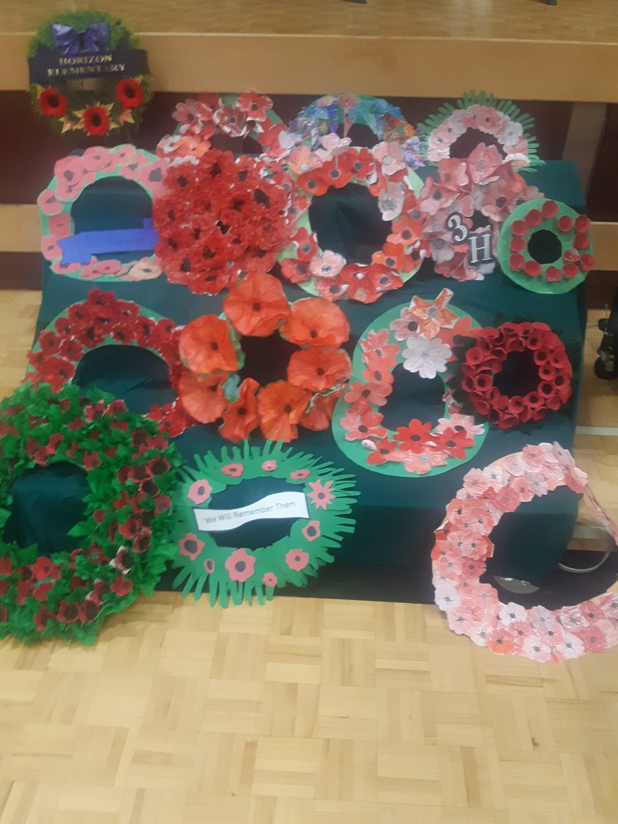 MJHod74's tweet photo. Felt so gratified to be celebrating Rememberance Day in person again. First Remebrance Fay Assembly since November 2019. Wonderful job Horizon Elementary.  ❤ @HorizonElement2 https://t.co/RgWTzNoNsk