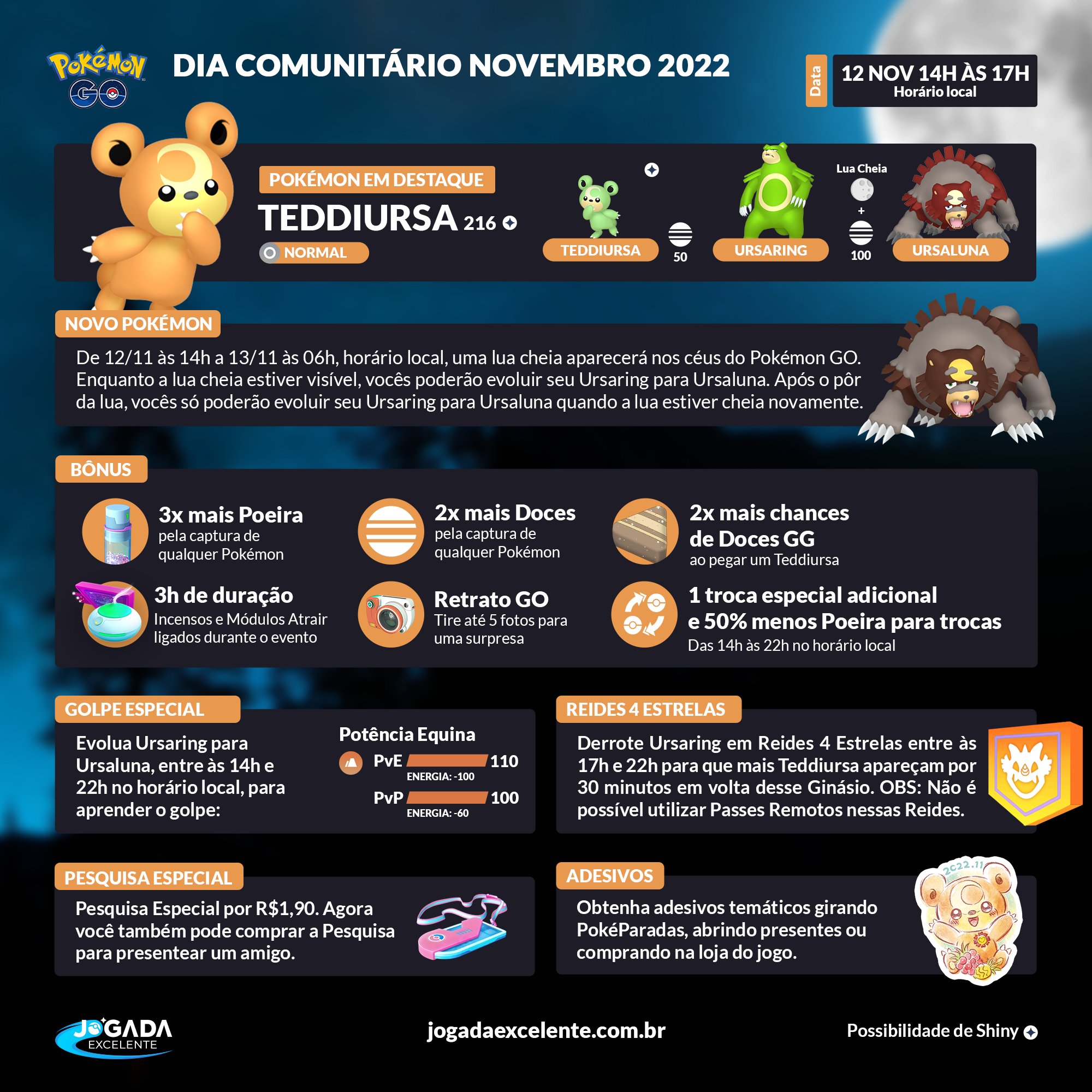 Evento Teste sua coragem no Pokémon GO em 16 de setembro