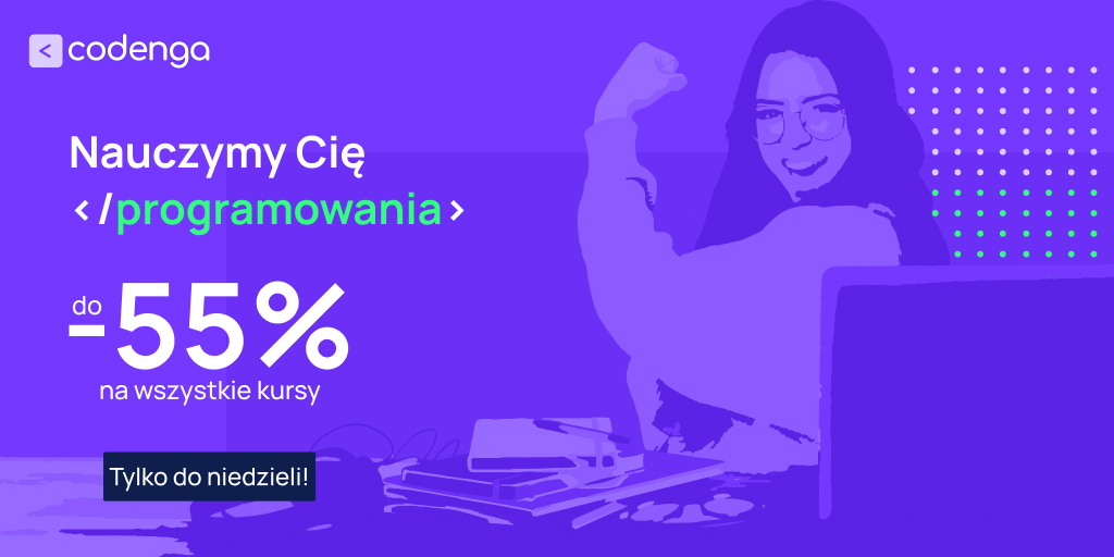 codenga_pl's tweet image. #HTML, #CSS, #Python, #Java, #JavaScript, #C++... Po prostu wybierz język dla siebie i zacznij zdobywać praktyczne #umiejętności z kursami lub ścieżkami kariery, które przygotują Cię do #pracy na konkretnym stanowisku. Do niedzieli wszystkie kursy do 55% taniej!!