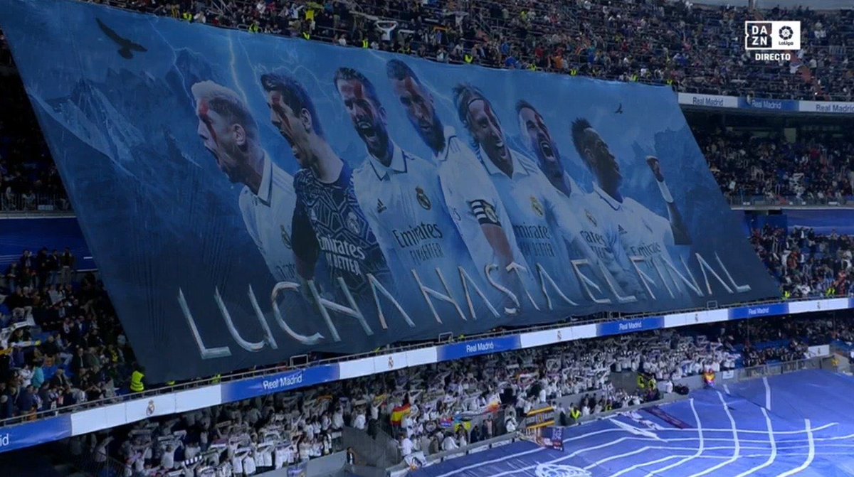 FutbolPopular's tweet photo. En el tifo desplegado hoy en el Santiago Bernabéu puede ser en lo único que Tebas y  Floren están de acuerdo.
0 pasión
0 sentimiento 
100% negocio https://t.co/YJxVDJwuU7