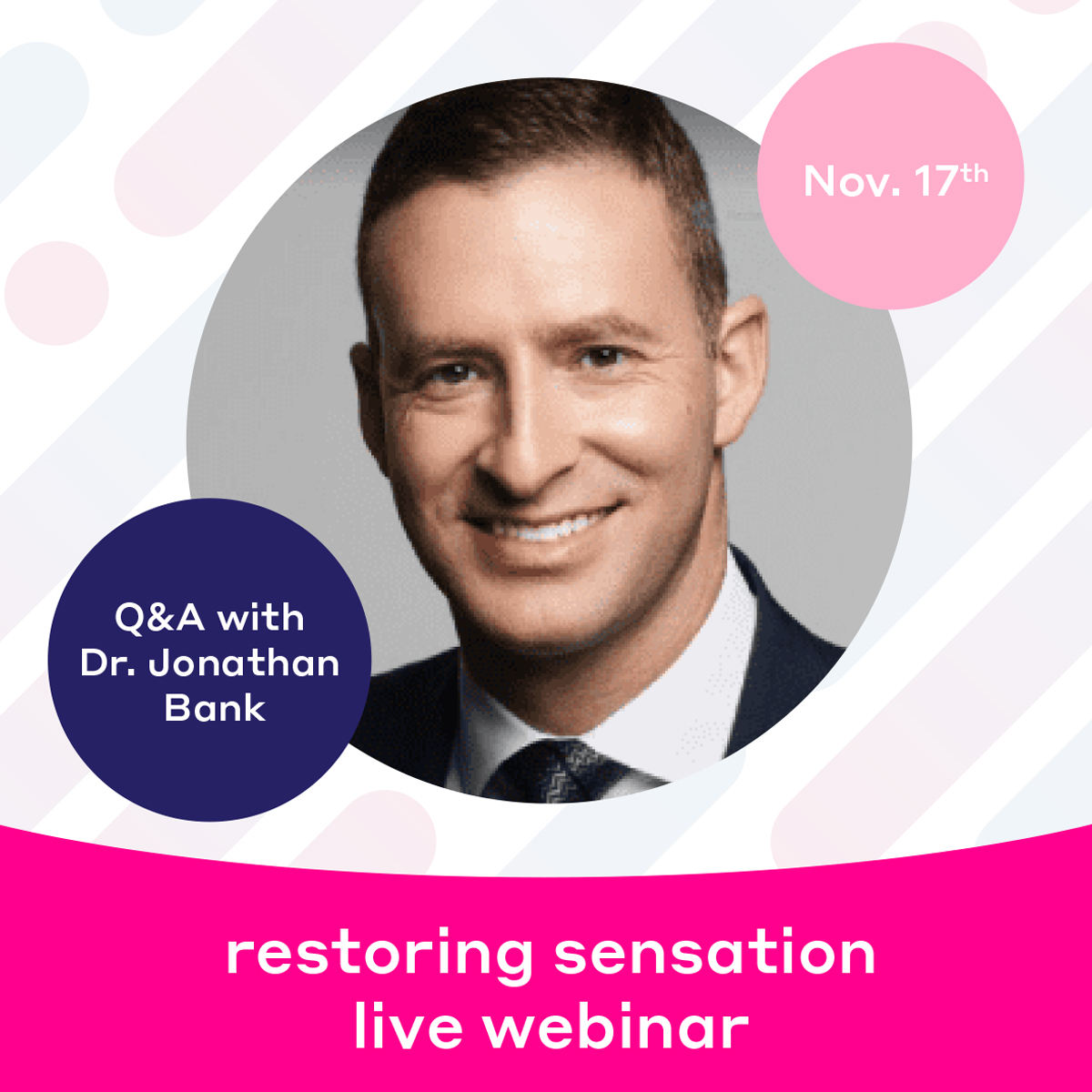 resensation by axogen (@resensationnow) on Twitter photo Thinking about breast reconstruction after #mastectomy? Wondering if Resensation is the right option for you? Join Dr. Jonathan Bank and <a href="/Sharsheret/">Sharsheret</a> for a live webinar discussion of sensory restoration. Register for this November 17 webinar: bit.ly/3gZgObr #breastcancer Thinking about breast reconstruction after #mastectomy? Wondering if Resensation is the right option for you? Join Dr. Jonathan Bank and <a href="/Sharsheret/">Sharsheret</a> for a live webinar discussion of sensory restoration. Register for this November 17 webinar: bit.ly/3gZgObr #breastcancer