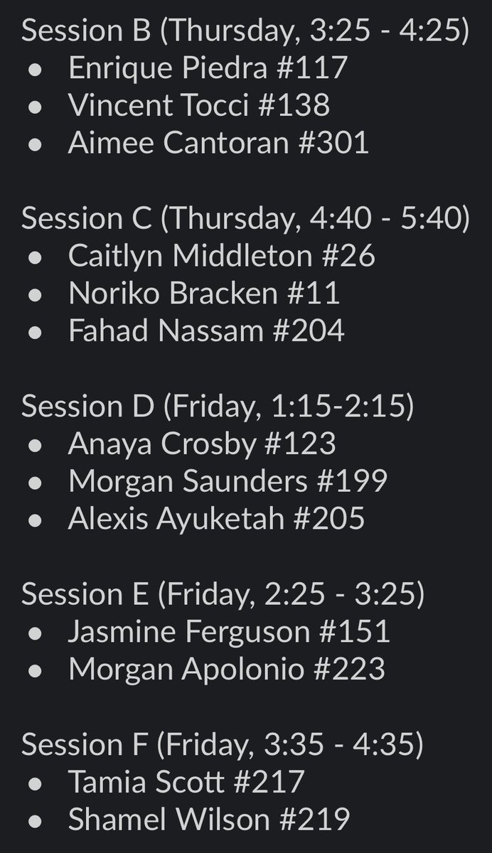 Here @ABRCMS, @NSURPorg has THIRTEEN presenters. Go visit their posters so you can see some all virtual summer research projects! And ask them why virtual a project was needed. #nolabnoproblem #ABRCMS2022 #NSURP2022