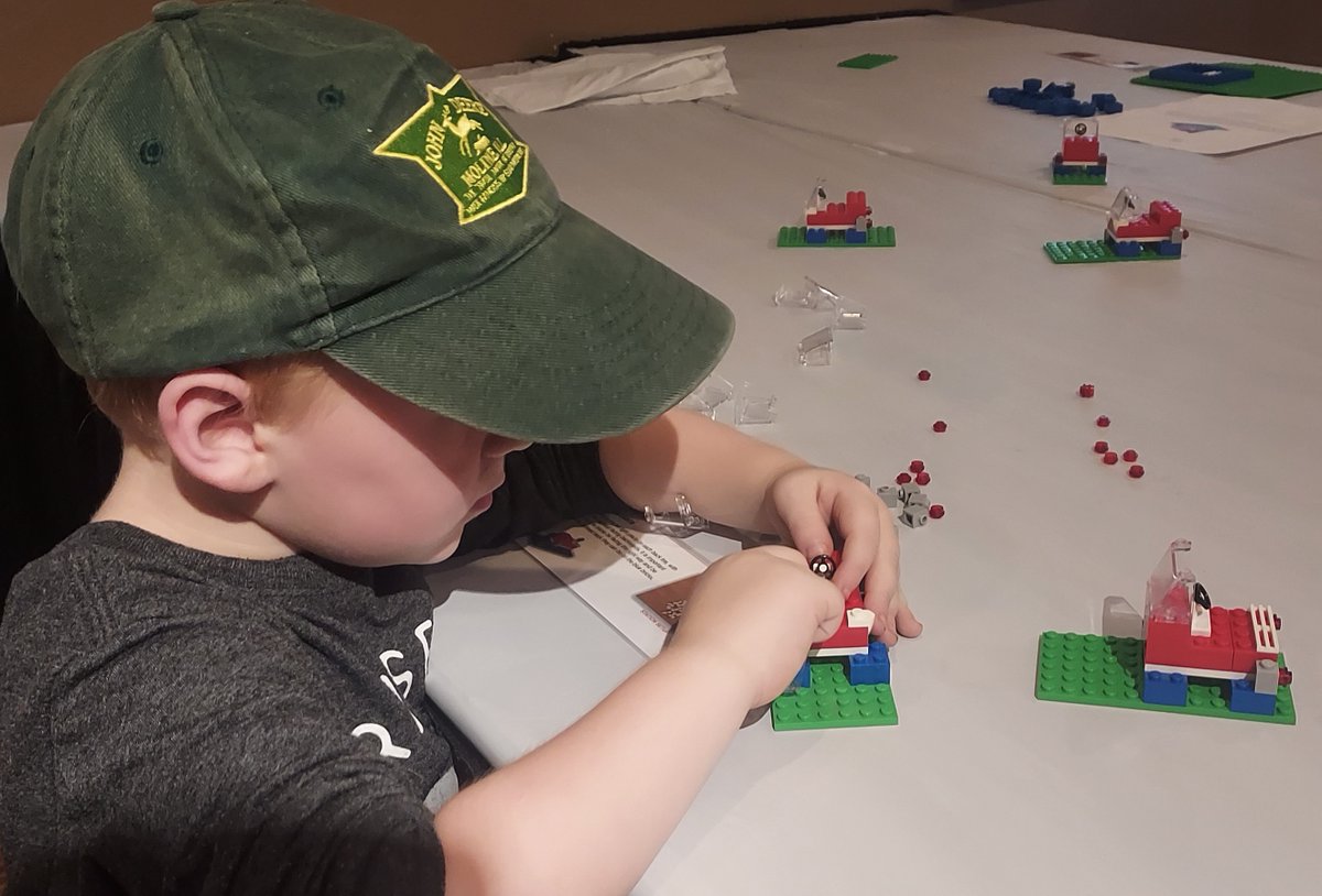 PurdueINMaC's tweet photo. The @LEGO_Education automotive assembly line is a favorite #STEM activity for all ages, especially our younger audiences. This is just one way that we celebrate #STEMDay every day!
#STEMDay22 #INMaCNetwork #STEMEveryDay https://t.co/fFxVPMPCCZ