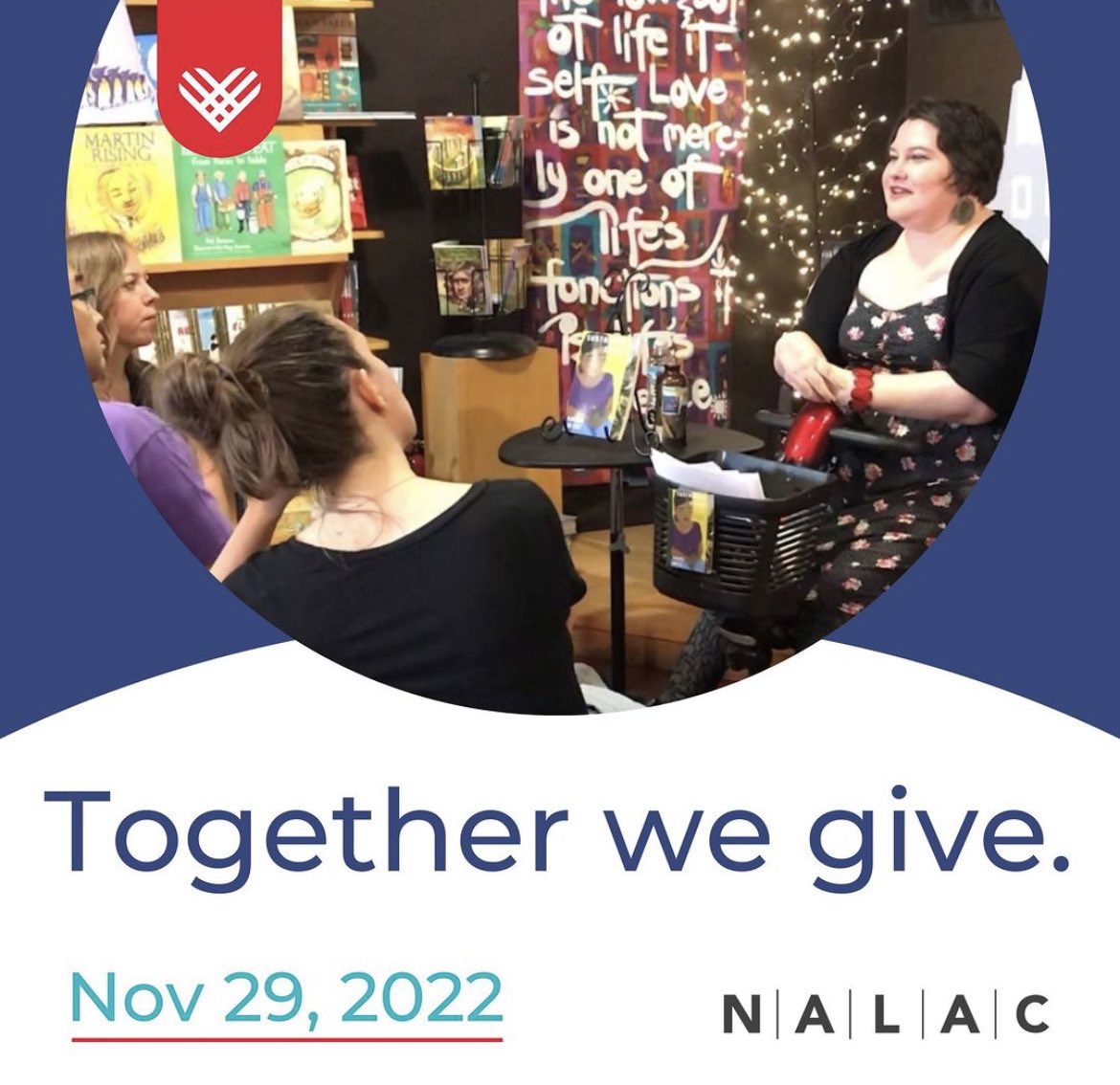 Save the date! #GivingTuesday is the launch of our season of giving! Join us in 'paying it forward' to the next generation of Latinx artists and cultural bearers! nalac.org/donate/season-…

Image: Naomi Ortiz, 2020 Border Narrative Change Grantee