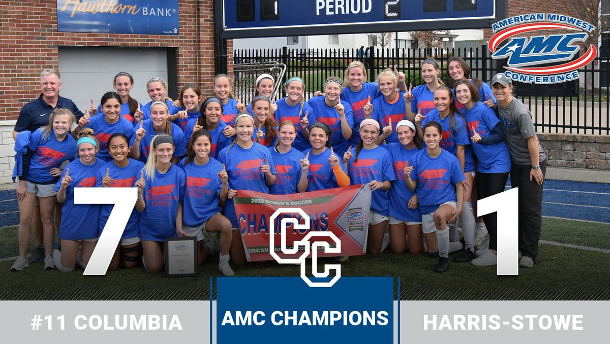 🚨⚽️ Cougars dominate the Hornets and claim another <a href="/AMCSports/">American Midwest Conference</a> conference title!! 

#RollCougs #WeAreCC