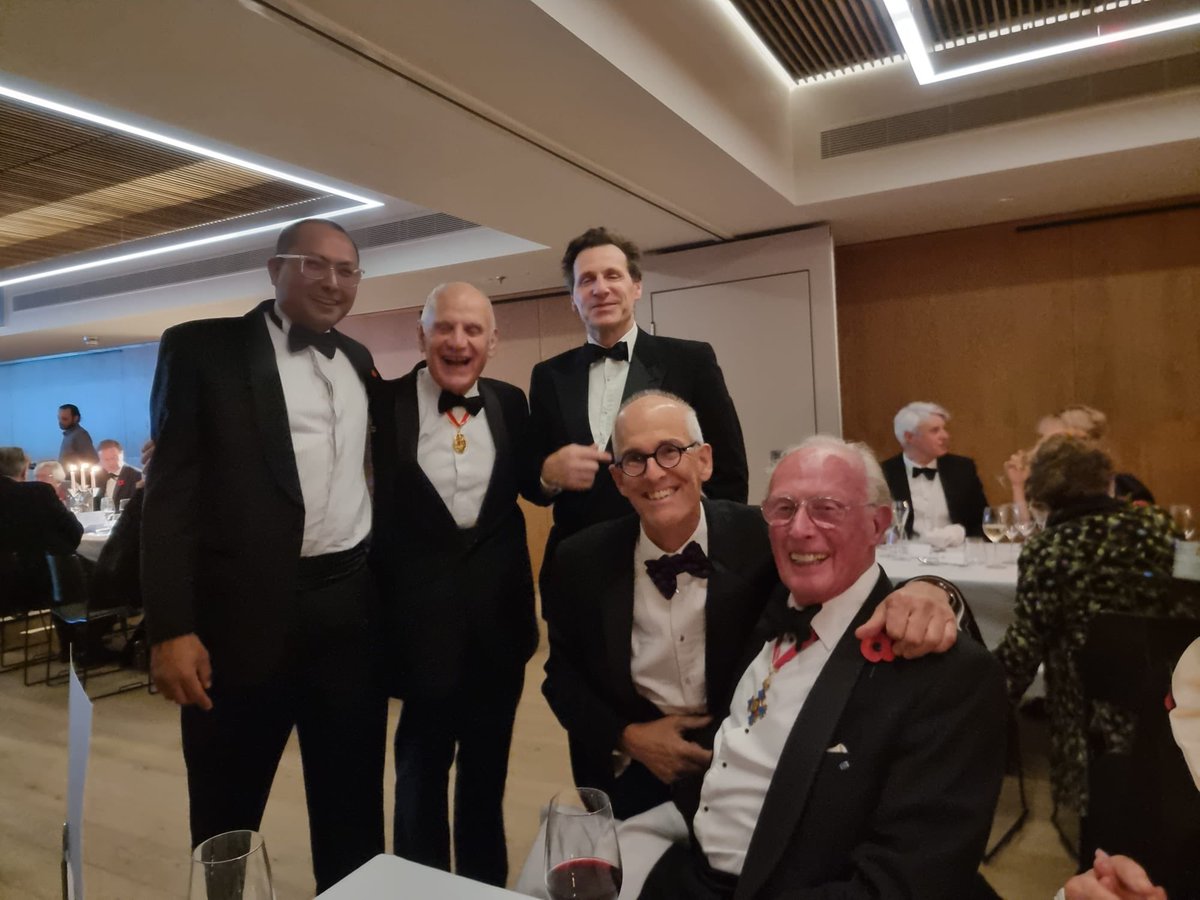 First Buckston Browne dinner in the new @RCSnews building under the leadership of President @mortensen_neil Great to see so many friends including @ProfessorHeald @sasbanerjee Tim Rockall Norman Williams Barry Jackson Bernard Ribeiro