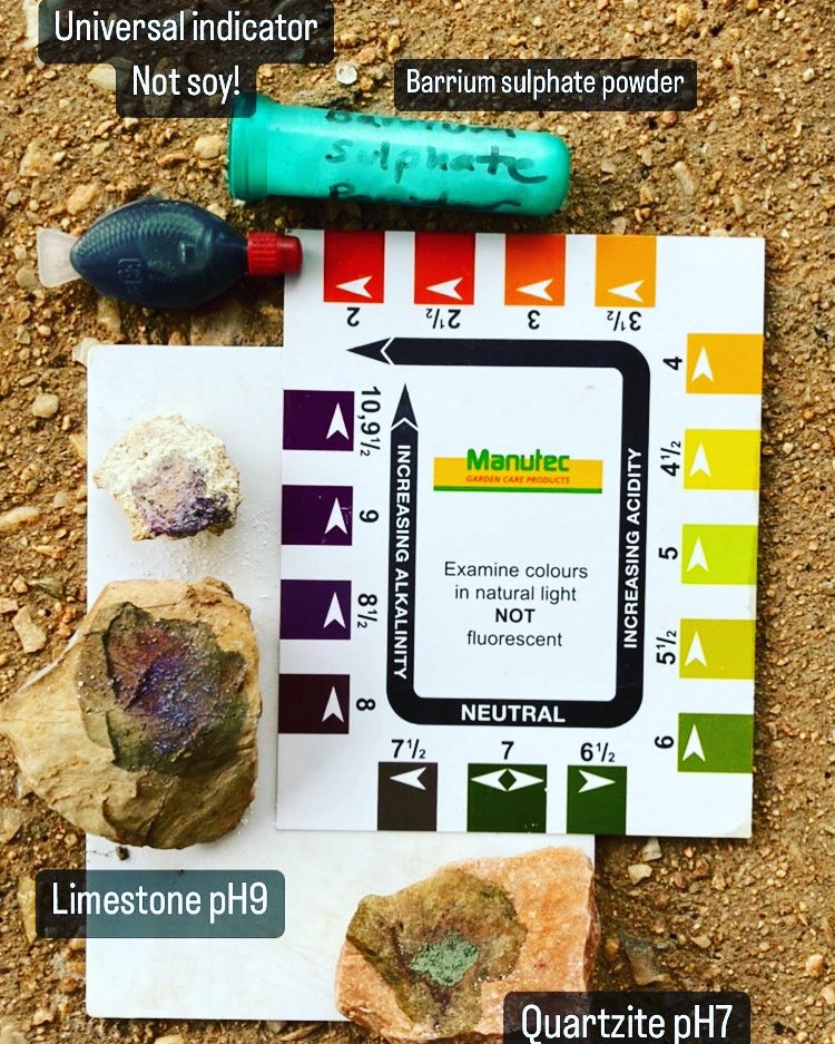 FieldworkConne1's tweet photo. Always be #fieldwork prepared with a pocket sized pH testing kit. Note: universal indicator not soy sauce!! #geographicalfieldwork #fieldworkconnections #education #Geology #Geography https://t.co/5iY1Z9aPnq