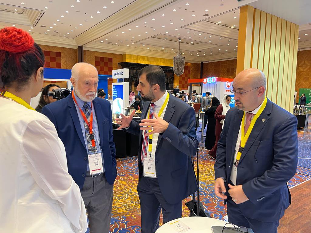 DKawood's tweet photo. Recap of day one at Saudi Interventional Radiology Society Congress (SIRS) in Hilton Jeddah… great interaction showcasing Allia IGS 7 for IR/IO and Embo Assist with virtual injection. 

#SIRS2022 #interventionalradiology #interventionaloncology #interventional https://t.co/0Y6JDb97cj