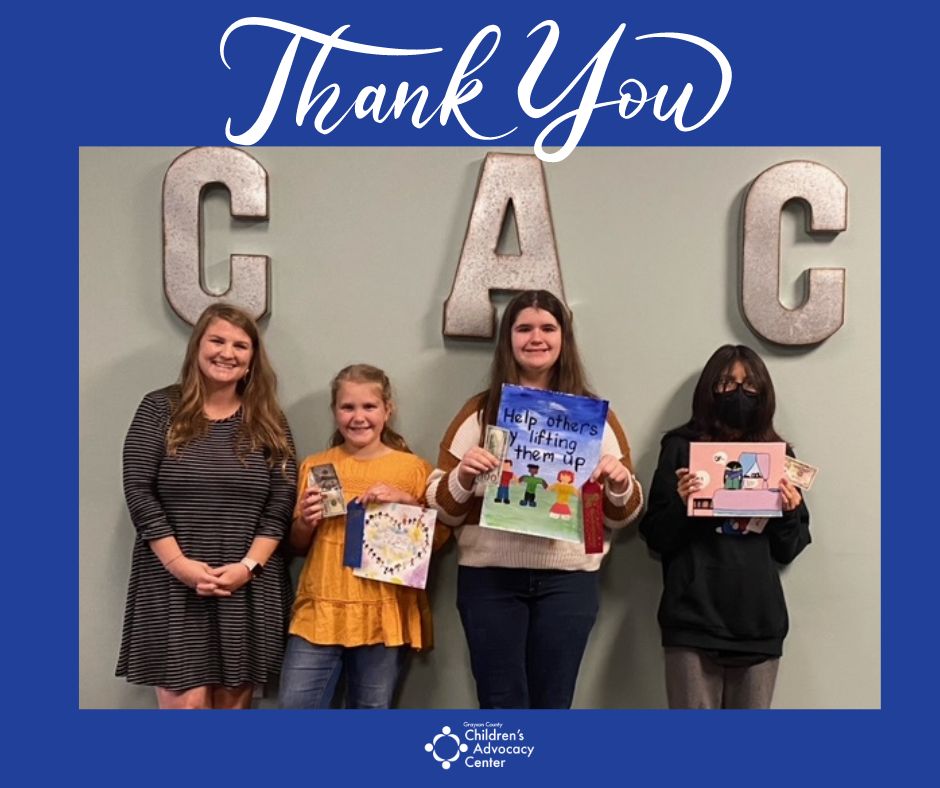 Thank you to all the schools and kiddos who participated in the CAC art contest. It was a tough decision for our judges but we are excited to announce the winners. Congrats Reagan, BrookLynn and Jessie!!