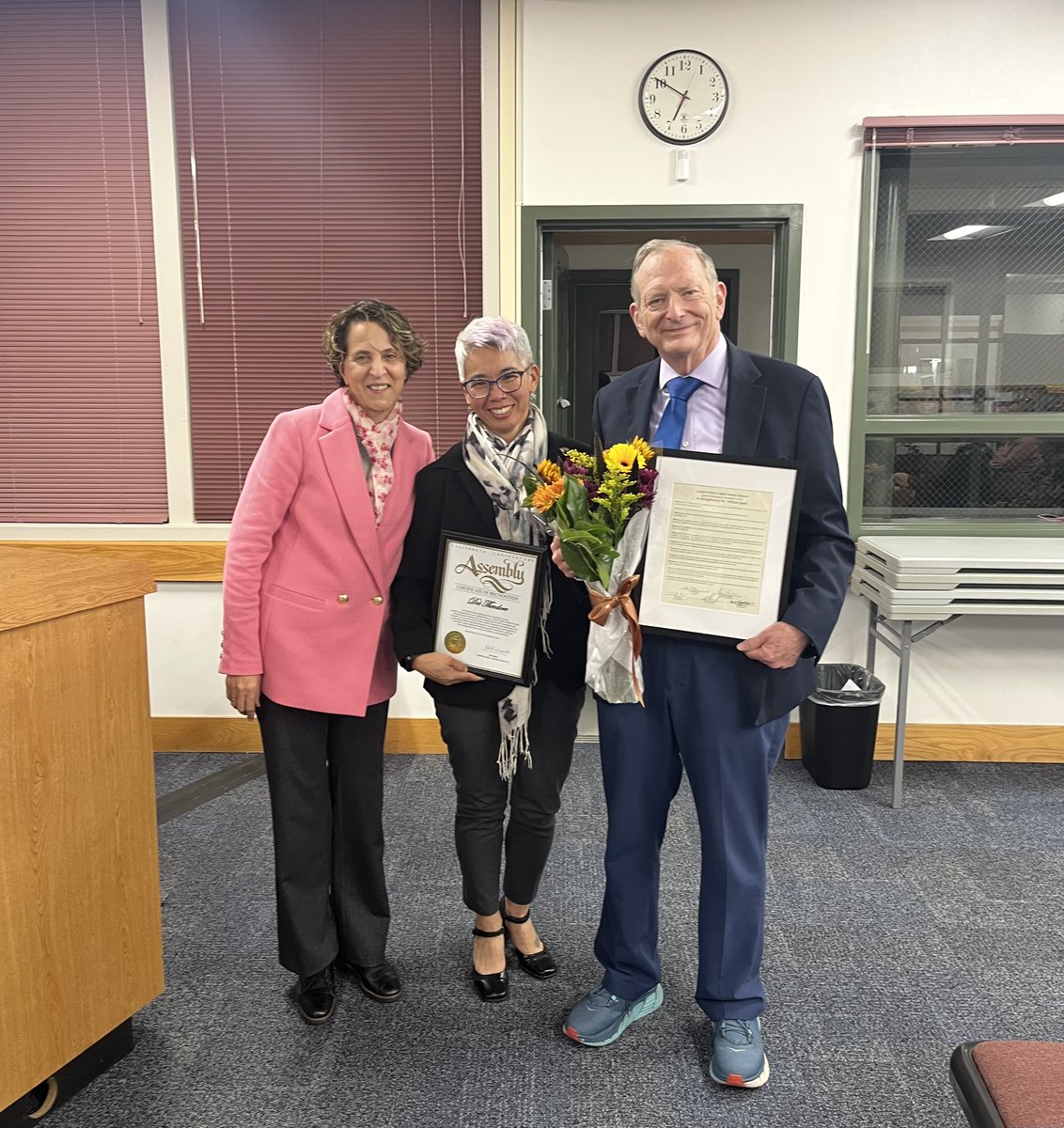 I was honored to be able to provide commendation for outgoing CVUSD Board President Dot Theodore last night. Thank you for your service for the last 8 years. I also want to extend my thanks to the Superintendent and BOE for honoring me as well. #AD20