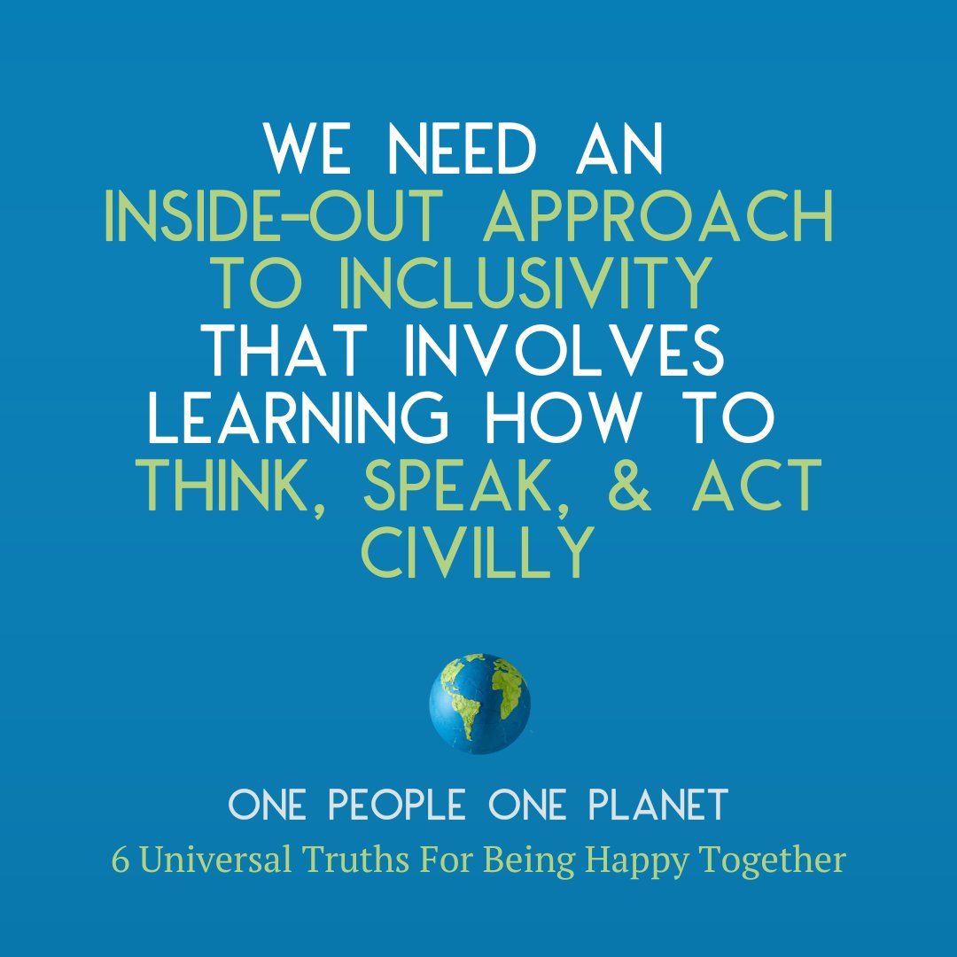 mjglauser's tweet image. Have you noticed an improvement in diversity and equity in your schools, jobs, and greater community? I celebrate with you the progress we are making!

And, I believe the kind of inclusivity we seek cannot be mandated or enforced. What’s required is genuine civility.