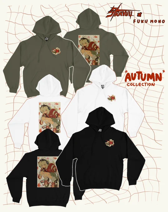 when purchasing 2 items you can get a 12% off discount using code `FUKUSTRAYUU' <3 